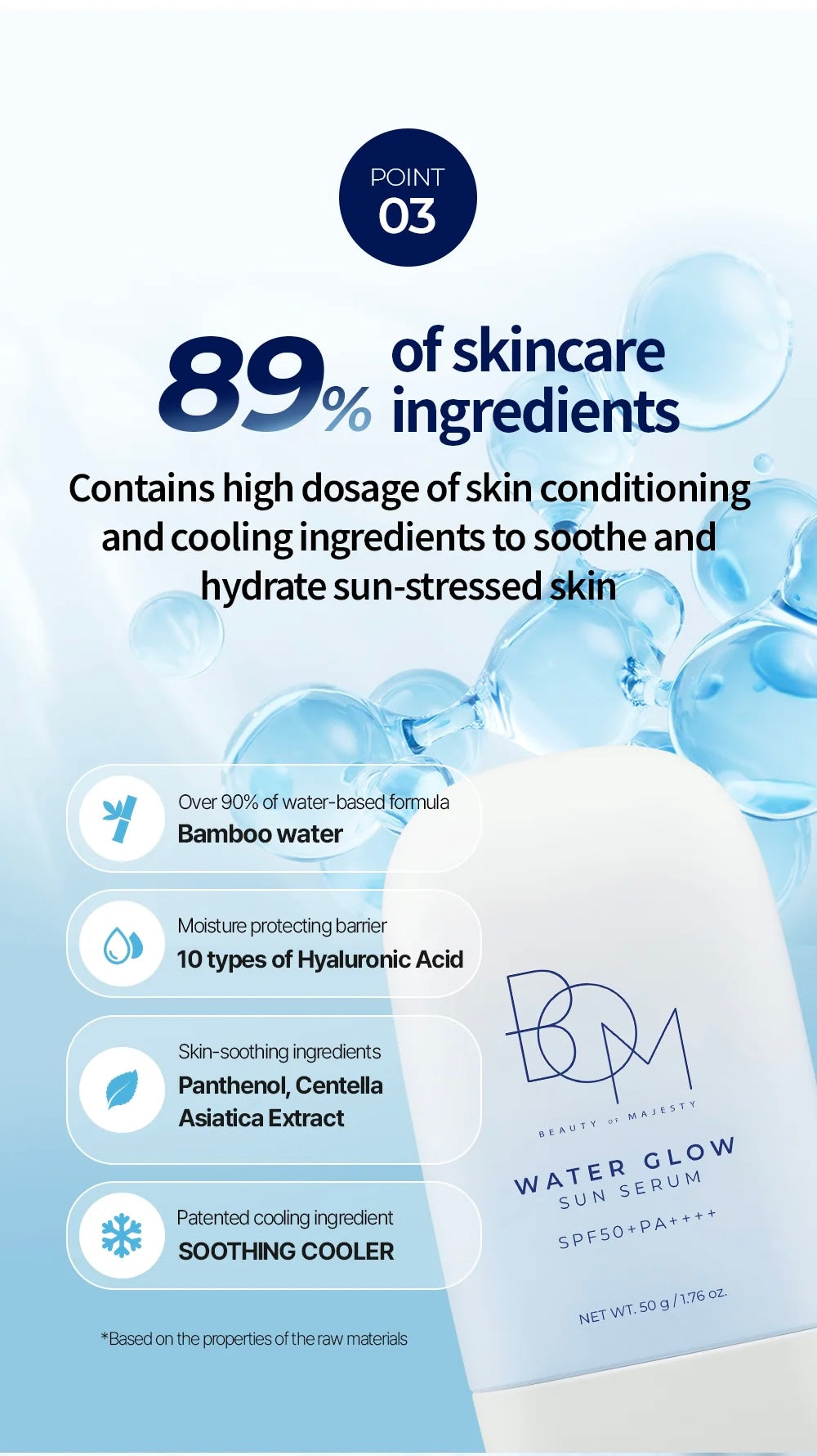 BOM Water Glow Sun Serum