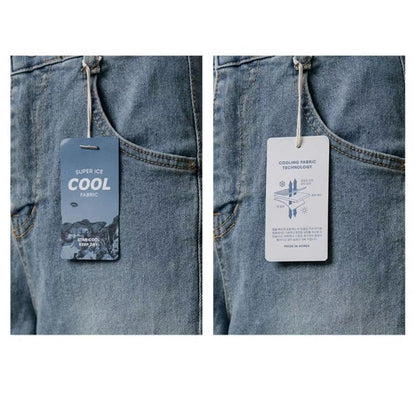 ┊͙ ˘͈ᵕ˘͈ 2025 Summer Collection ᥫ᭡ 7分闊腳牛仔褲