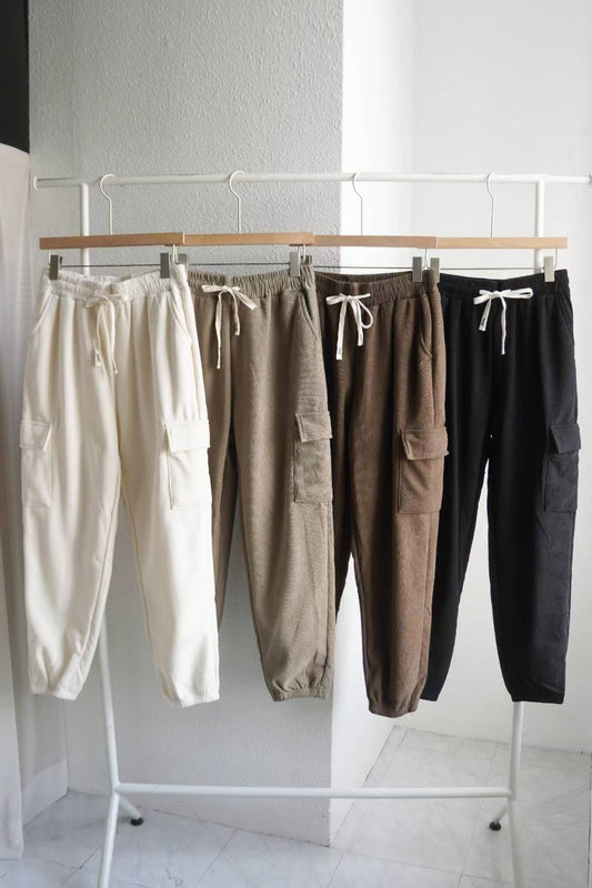 🤎【Corduroy Cargo Jogger Pants · 工裝束腳褲】🤎