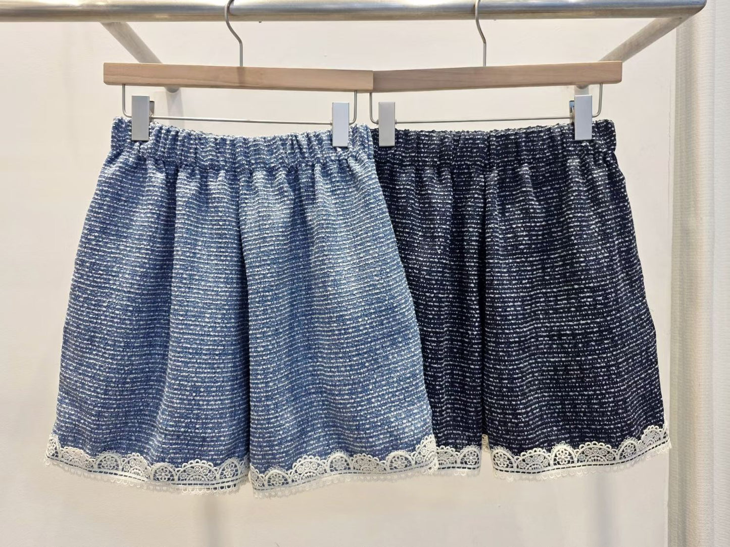 ✨Tweed & Lace Panel Co-ord Set