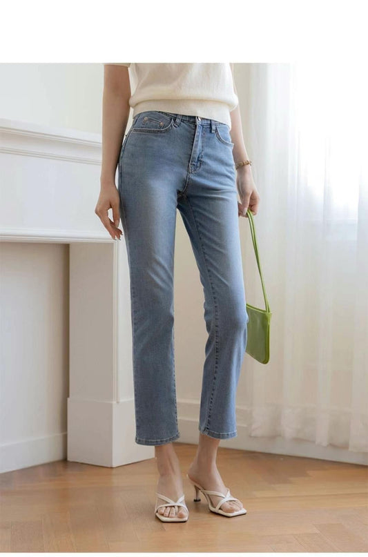 Cooling Stretch 9/10 Denim 感高彈性9分牛仔褲