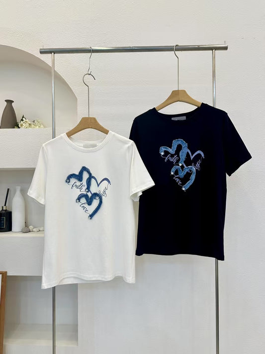 ┊͙ ˘͈ᵕ˘͈ 2025 Summer Collection ᥫ᭡

💕faith 💜hope 💜love Tee