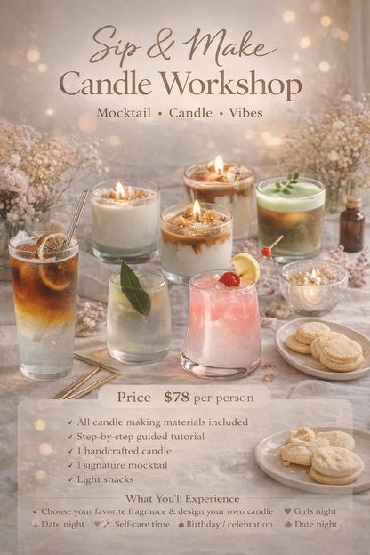 Cocktail Candle Making Workshop