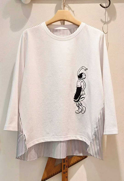 正版大力水手系列 Olive Patchwork 長袖薄Tee恤衫 ✨