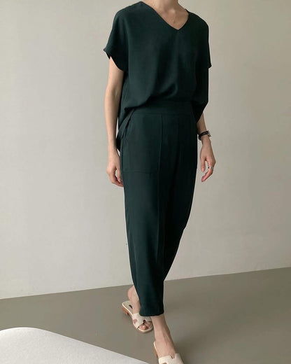 ☀️June 5 Live Summer selection ☀️雪紡修腳西褲 Minimalist Pocket Tapered Pants