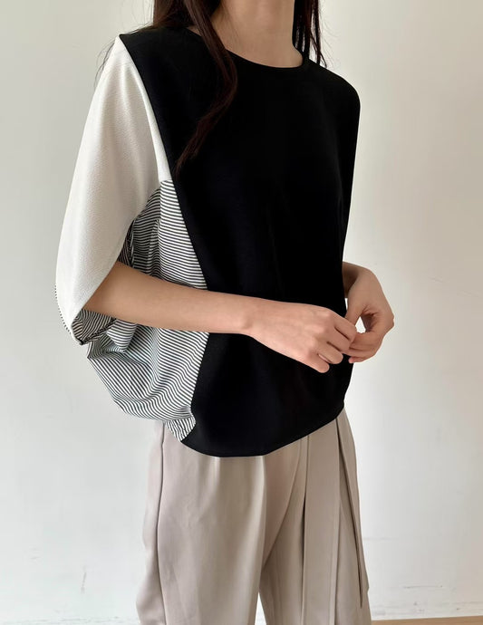 蝙蝠袖雪紡上衣 Dolman sleeve chiffon top