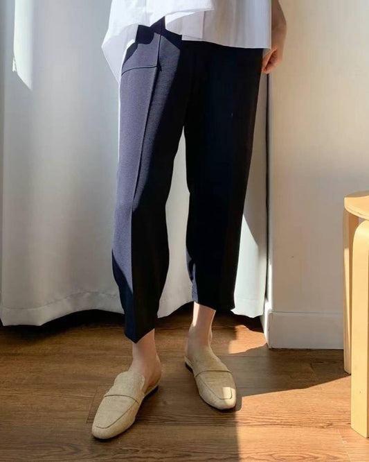 ☀️June 5 Live Summer selection ☀️雪紡修腳西褲 Minimalist Pocket Tapered Pants