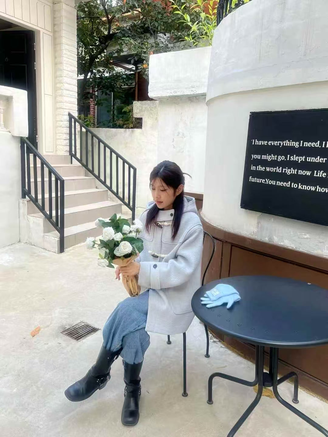 🧥【✨PREORDER✨ 韓國製連帽牛角釦羊毛外套 / Korean Wool Toggle Hooded Coat】