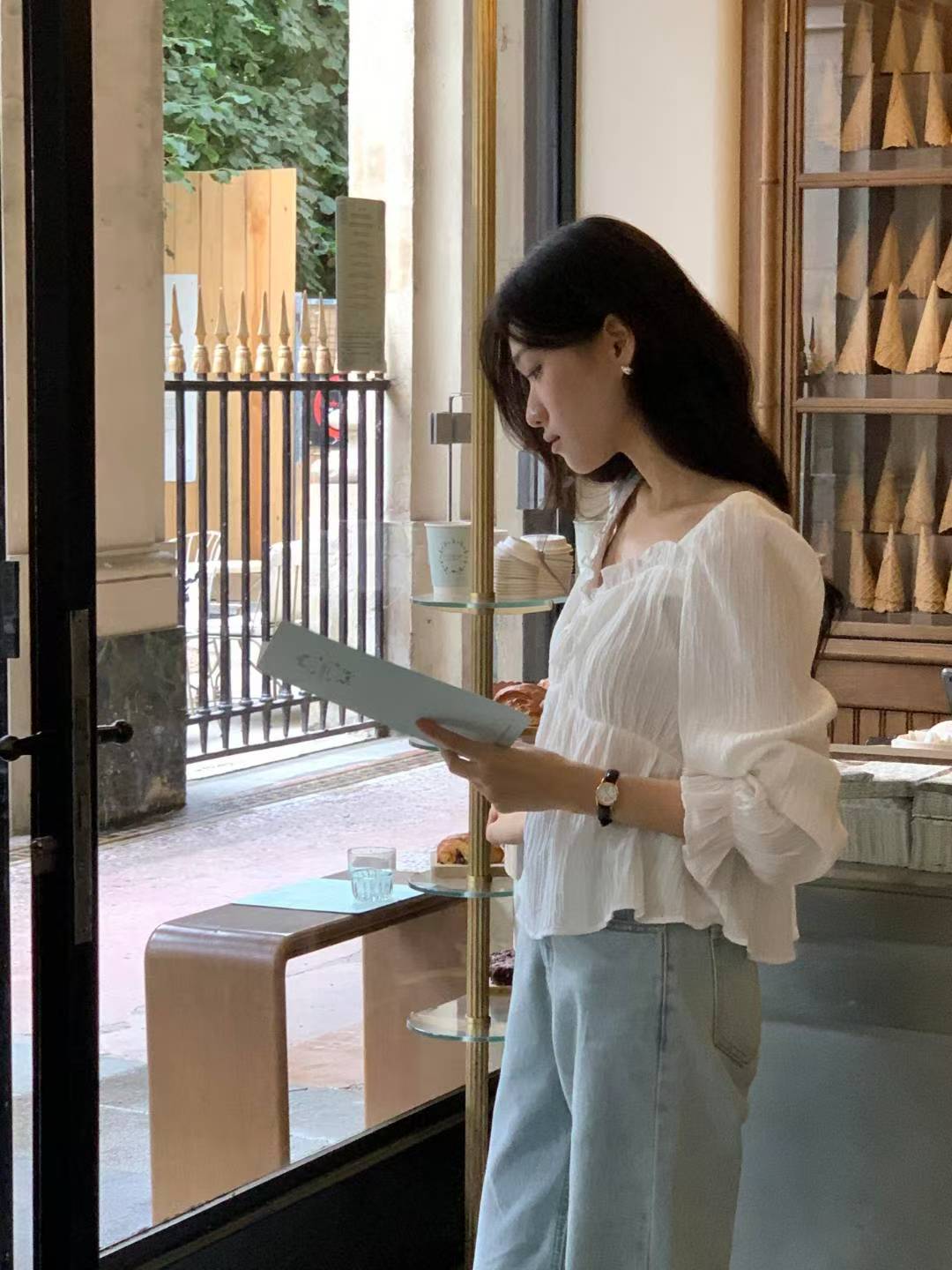 ✨【Romantic Puff Blouse · 法式泡泡袖上衣】✨