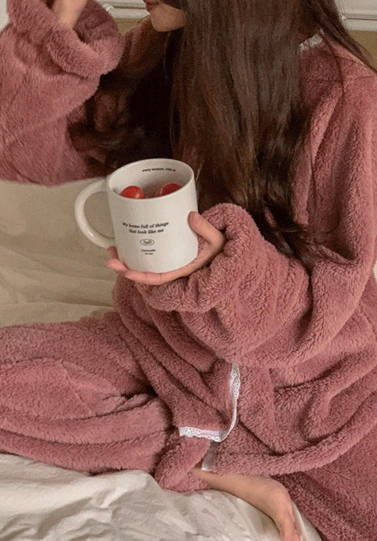 “D007" J'eu 蓬鬆蕾絲睡衣套裝