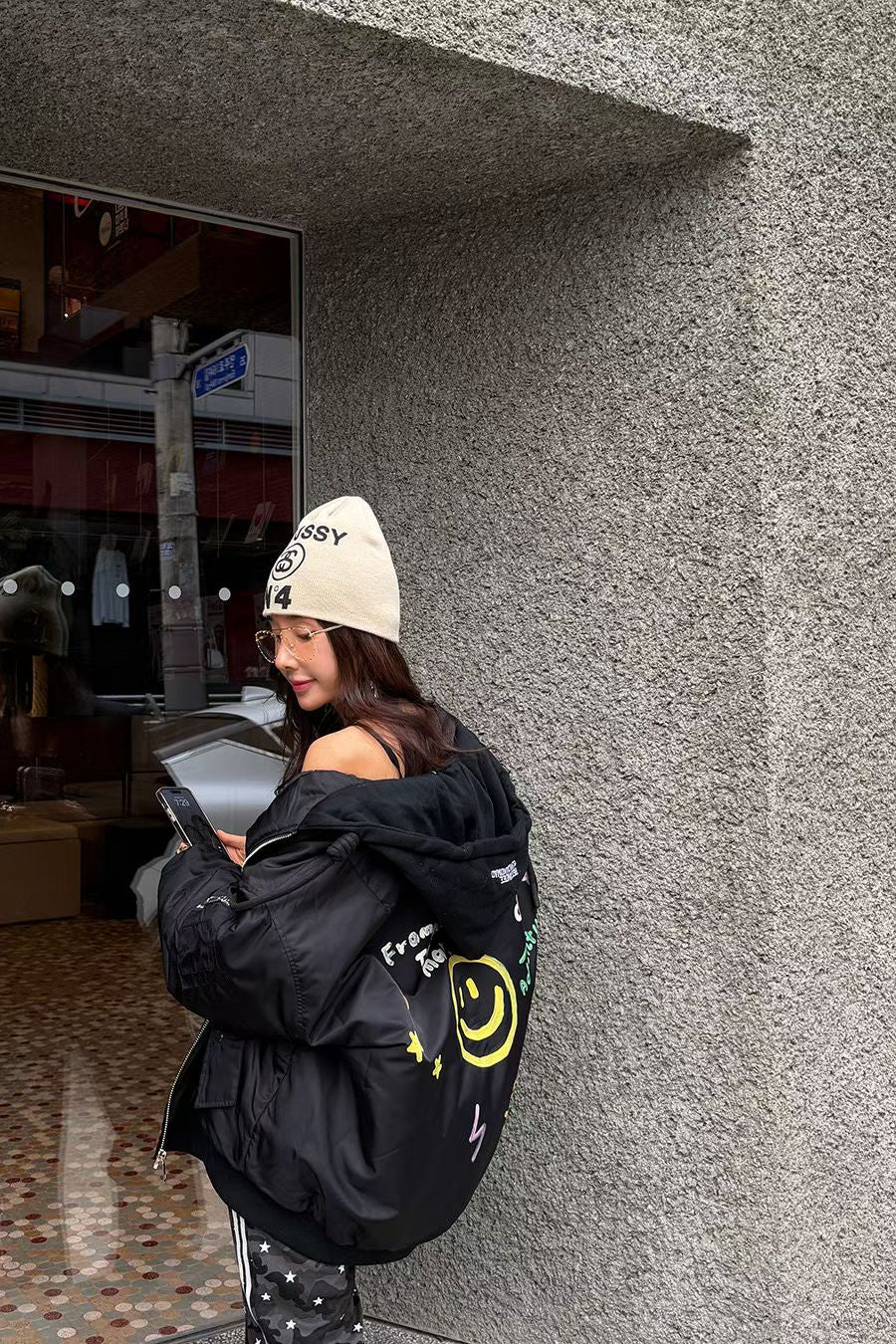 ✨【Adventure Bomber Jacket · 太空探險飛行外套】✨

🔥 東大門潮款 · Anna 系列