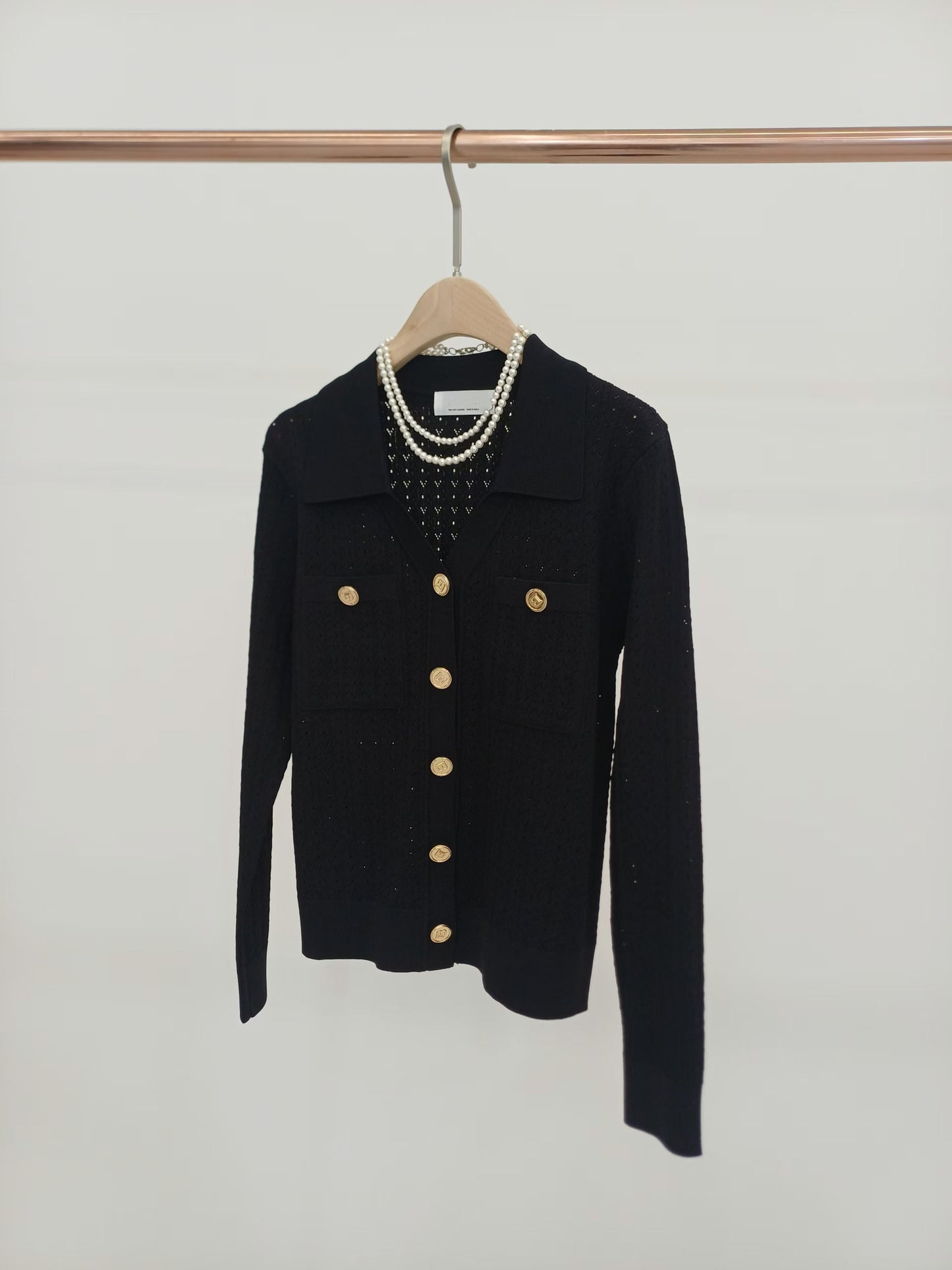 💕 Knit Collared Cardigan