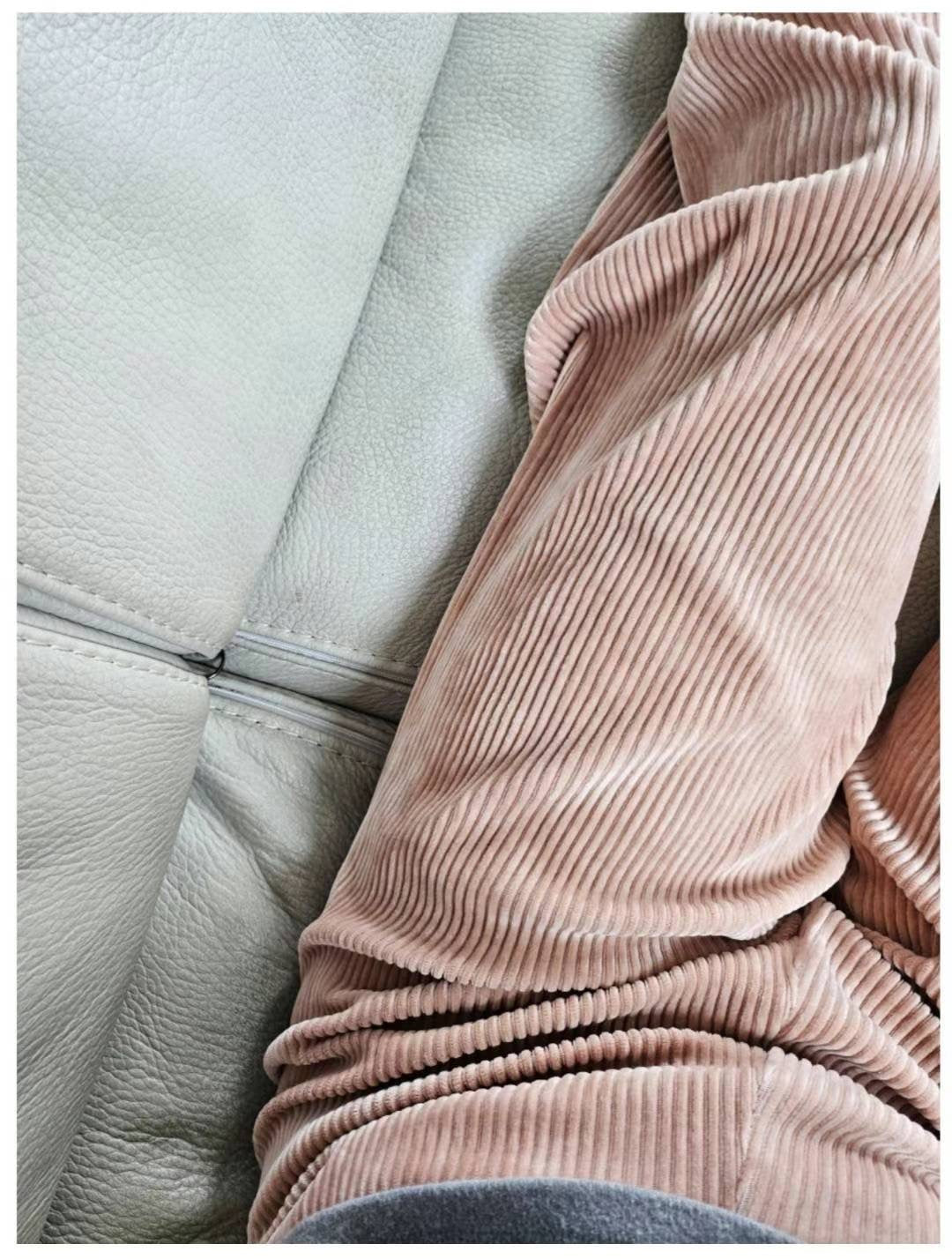 ✯¸.•´*¨`*•✿  超好著 顯瘦 收大脾 Velvet straight pants 燈芯絨長褲
