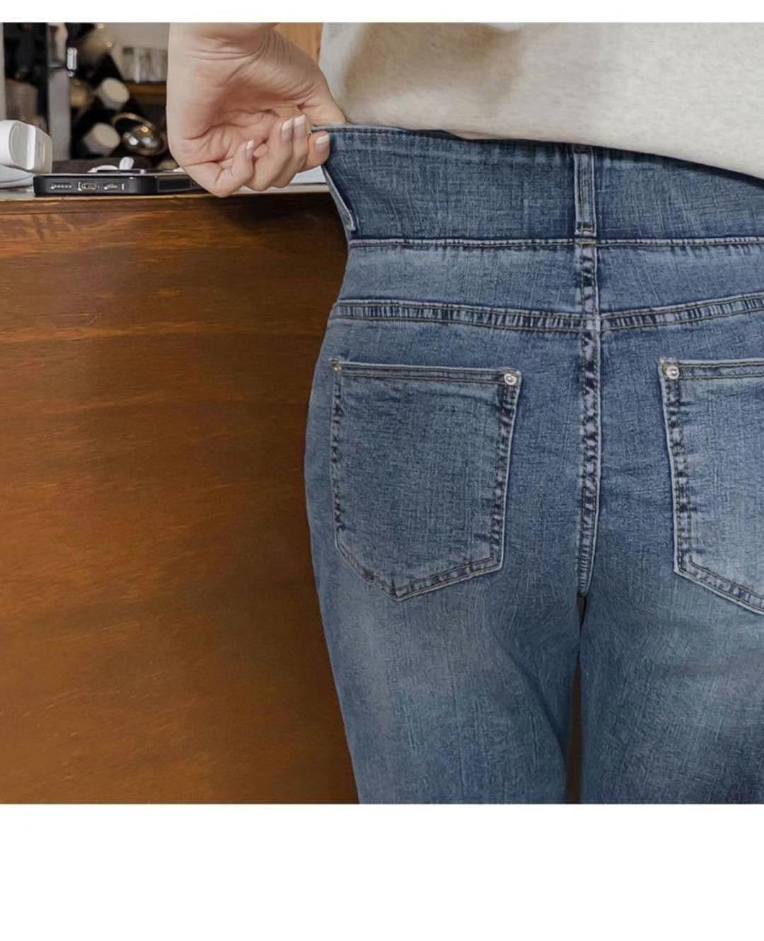 🎀 𝓢𝓲𝓷𝓬𝓮𝓻𝓮 𝓚𝓸𝓻𝓮𝓪𝓷 𝓽𝓻𝓲𝓹 𝓐𝓹𝓻𝓲𝓵 𝟑~𝟖💓  loose straight cropped denim 🥰
