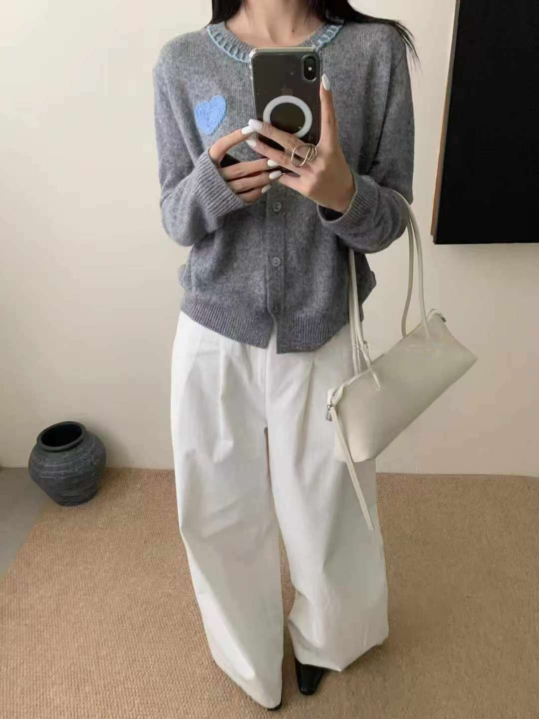 ✨【25FW Heart Knit Cardigan · 愛心針織小外套】✨