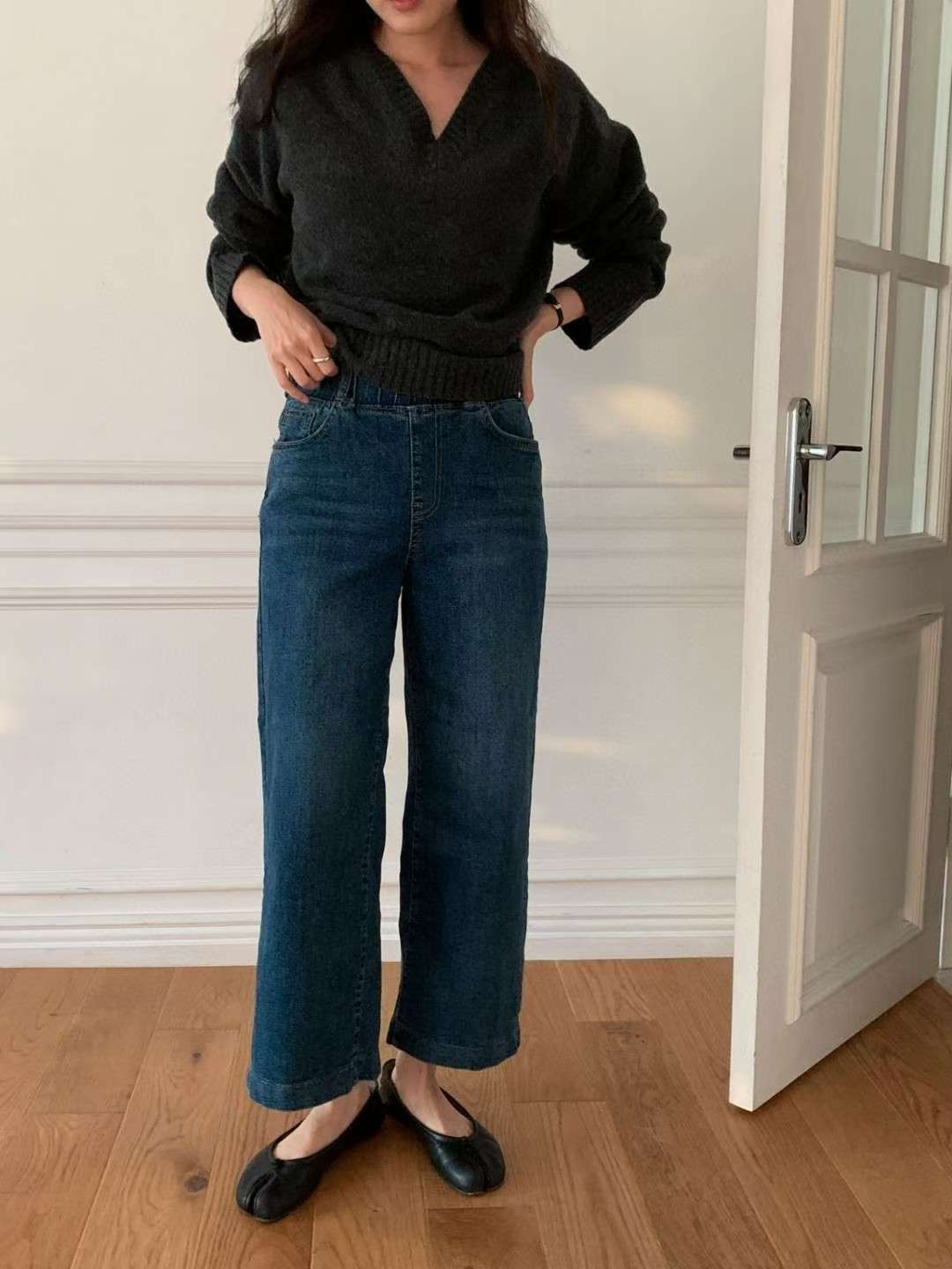 ✨【高腰直筒牛仔褲】✨