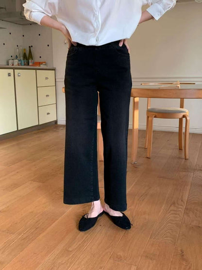 ✨【高腰直筒牛仔褲】✨