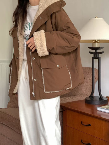 ✨【Reversible Fleece Jacket · 雙面穿羊羔絨外套】✨