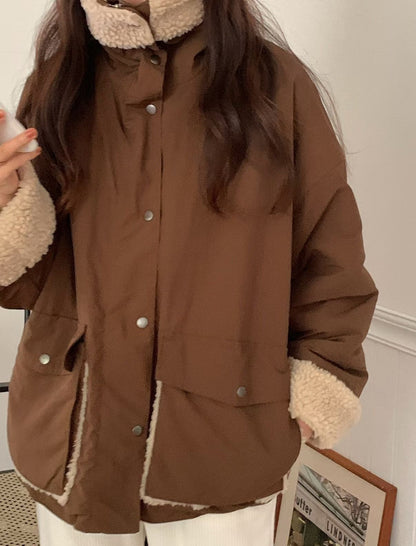 ✨【Reversible Fleece Jacket · 雙面穿羊羔絨外套】✨