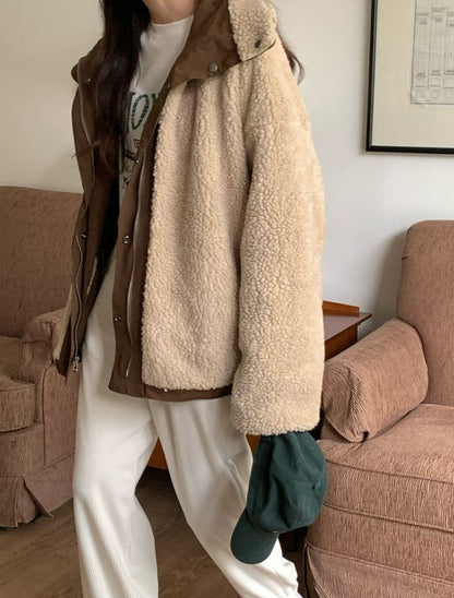 ✨【Reversible Fleece Jacket · 雙面穿羊羔絨外套】✨