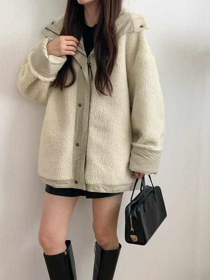 ✨【Reversible Fleece Jacket · 雙面穿羊羔絨外套】✨