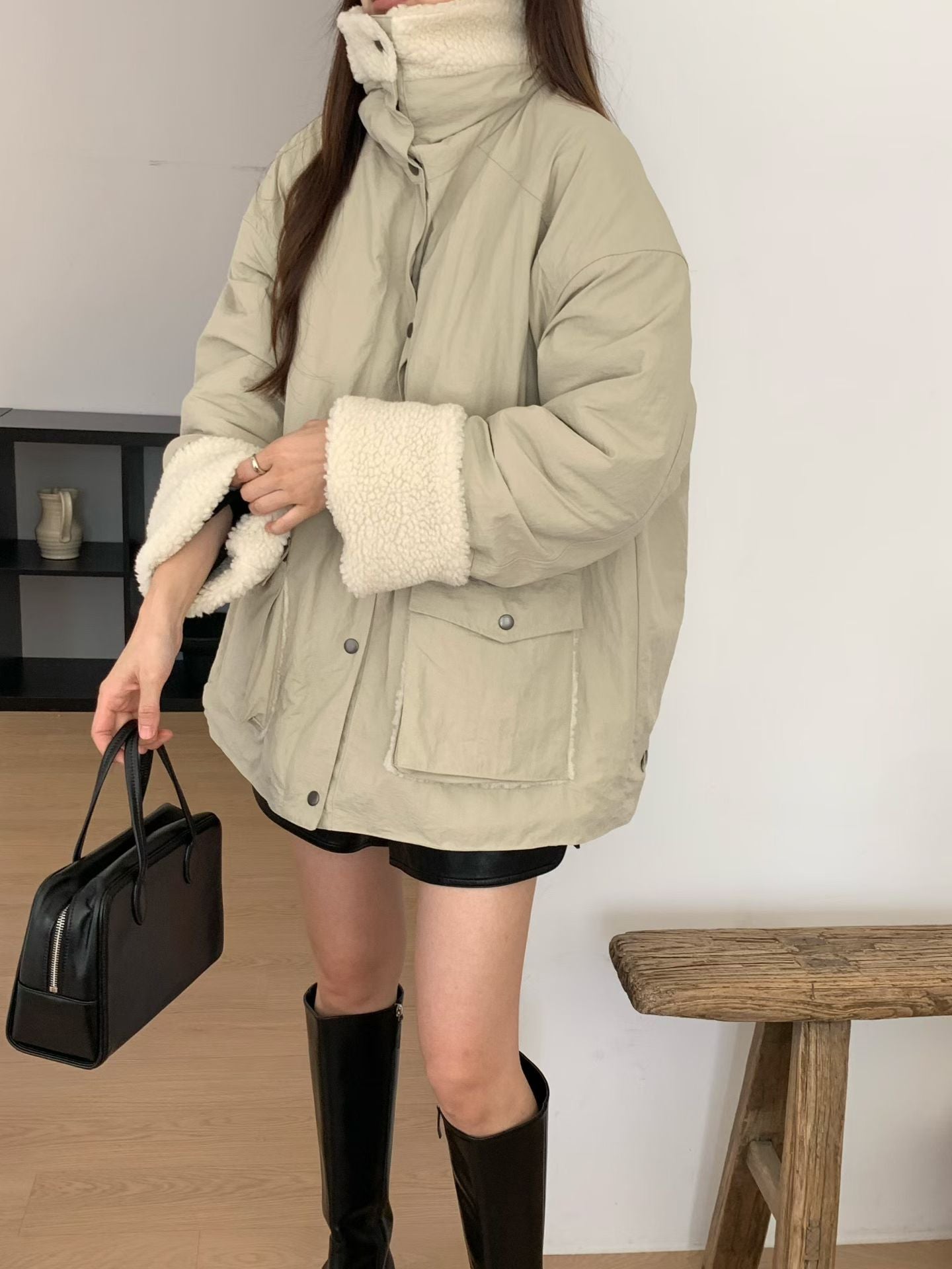 ✨【Reversible Fleece Jacket · 雙面穿羊羔絨外套】✨