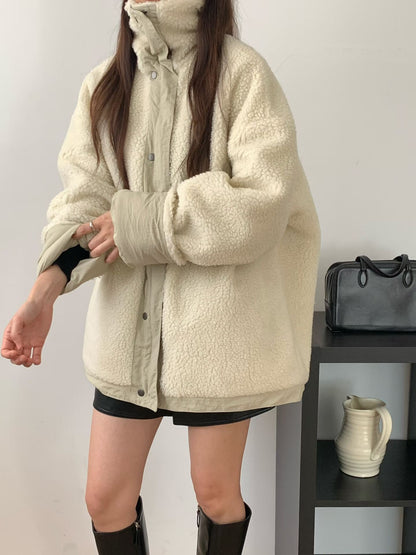 ✨【Reversible Fleece Jacket · 雙面穿羊羔絨外套】✨