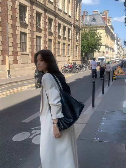 ✨【Minimal Chic Long Coat · 極簡長版外套】✨