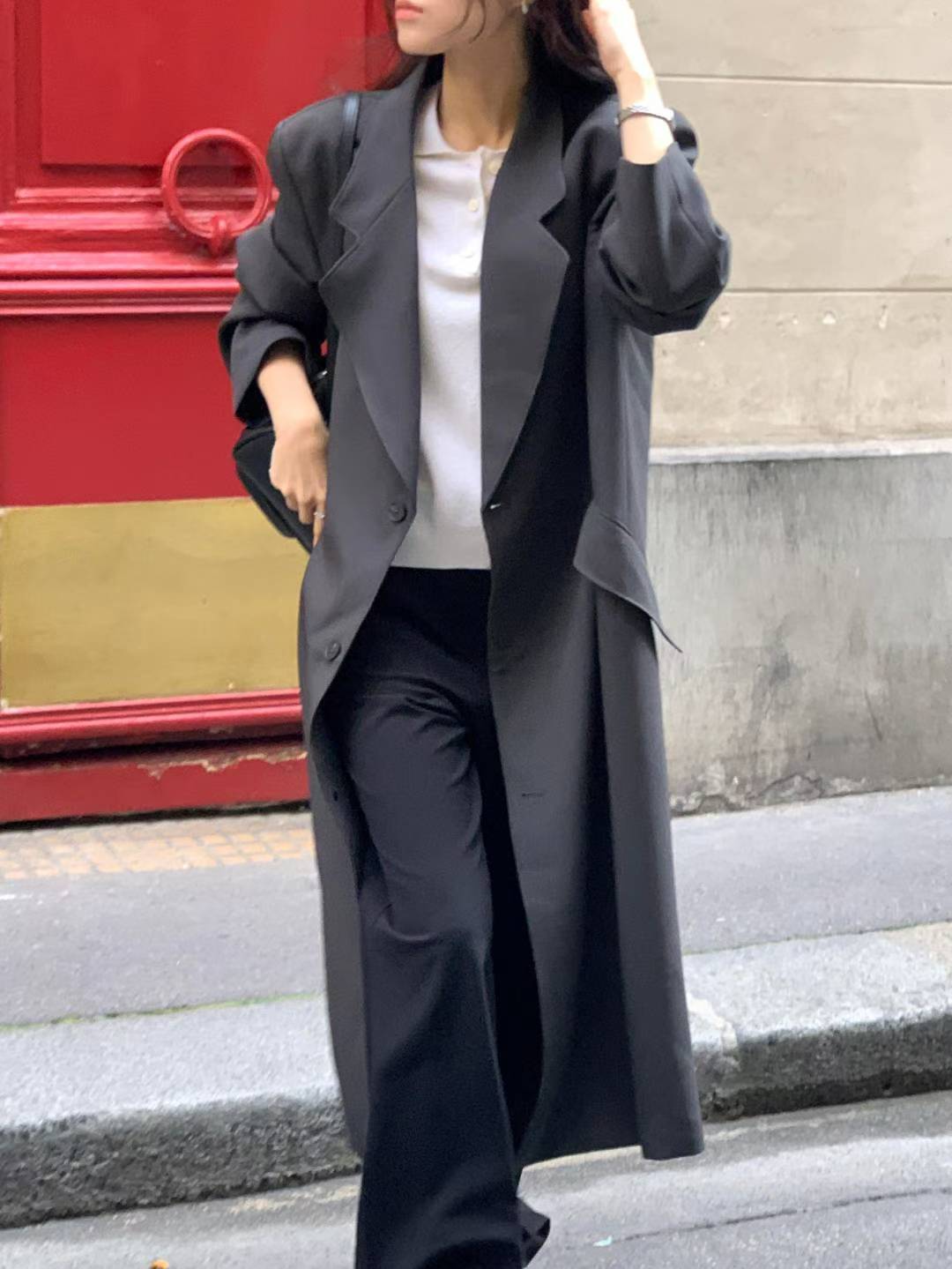 ✨【Minimal Chic Long Coat · 極簡長版外套】✨