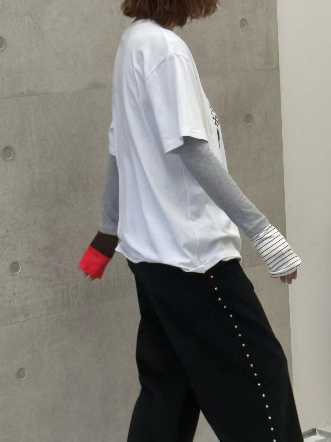 ✨【Stud Line Wide Pants · 窩釘裝飾闊腳褲】✨