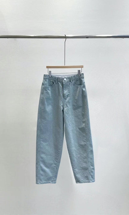 A1094 Loose straight 扯布褲
