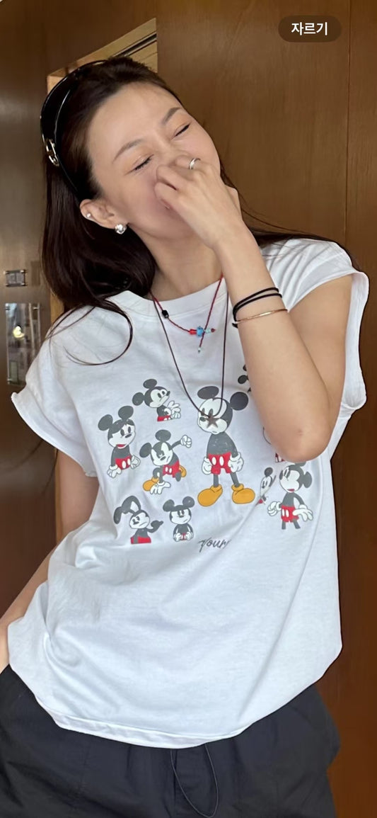 A1095 Mickey 背心tee