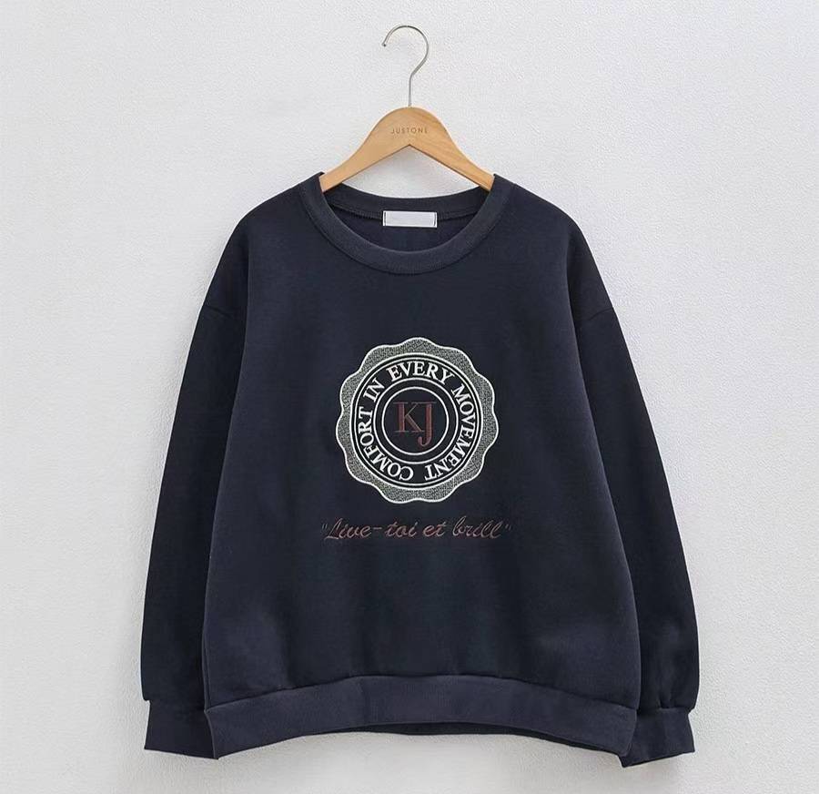 👕【KJ Logo French Sweatshirt · 法文字母薄絨衛衣】👕