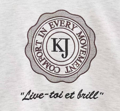 👕【KJ Logo French Sweatshirt · 法文字母薄絨衛衣】👕