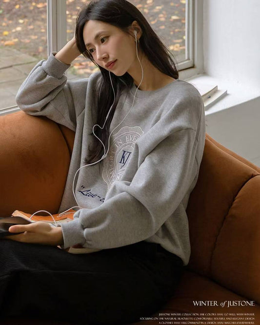 👕【KJ Logo French Sweatshirt · 法文字母薄絨衛衣】👕