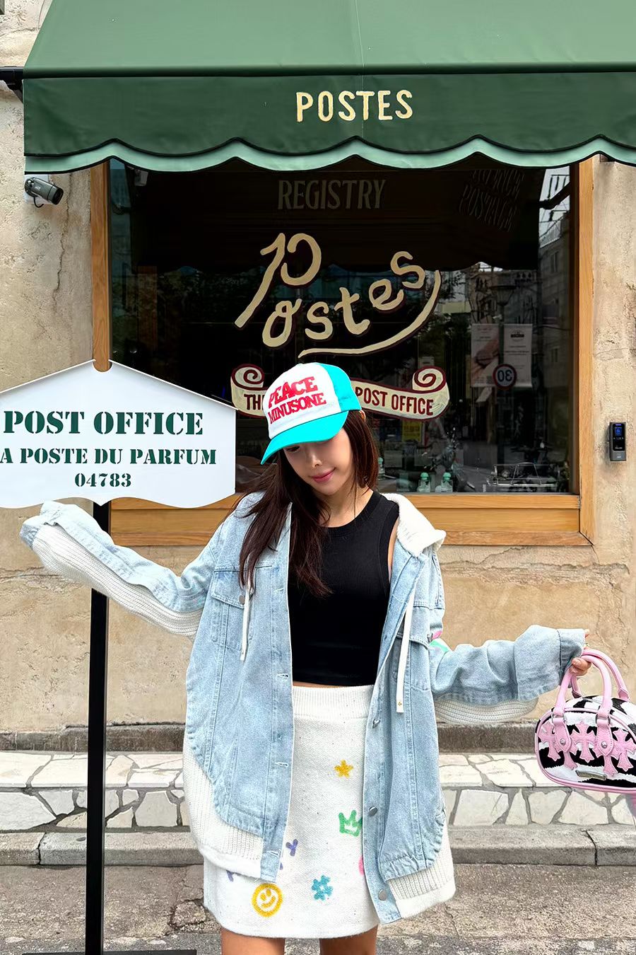 【Dream Feeling Hoodie Denim Jacket · 拼接牛仔針織外套】