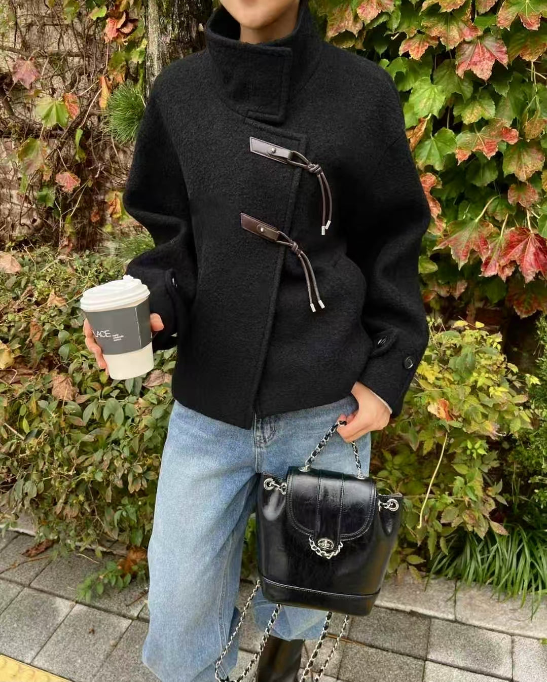 🧥【✨PREORDER✨ 韓國製100%羊毛短褸 / Korean 100% Wool Buckle Short Coat】