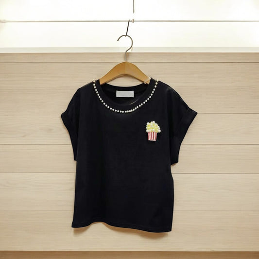 ✨ 爆谷珍珠 Tee｜Pearl Popcorn Tee