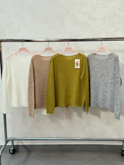 𝐈𝐭𝐚𝐥𝐢𝐚𝐧 𝐀𝐥𝐩𝐚𝐜𝐚 𝐃𝐨𝐭 𝐒𝐰𝐞𝐚𝐭𝐞𝐫

義大利製 Alpaca 點點毛衣