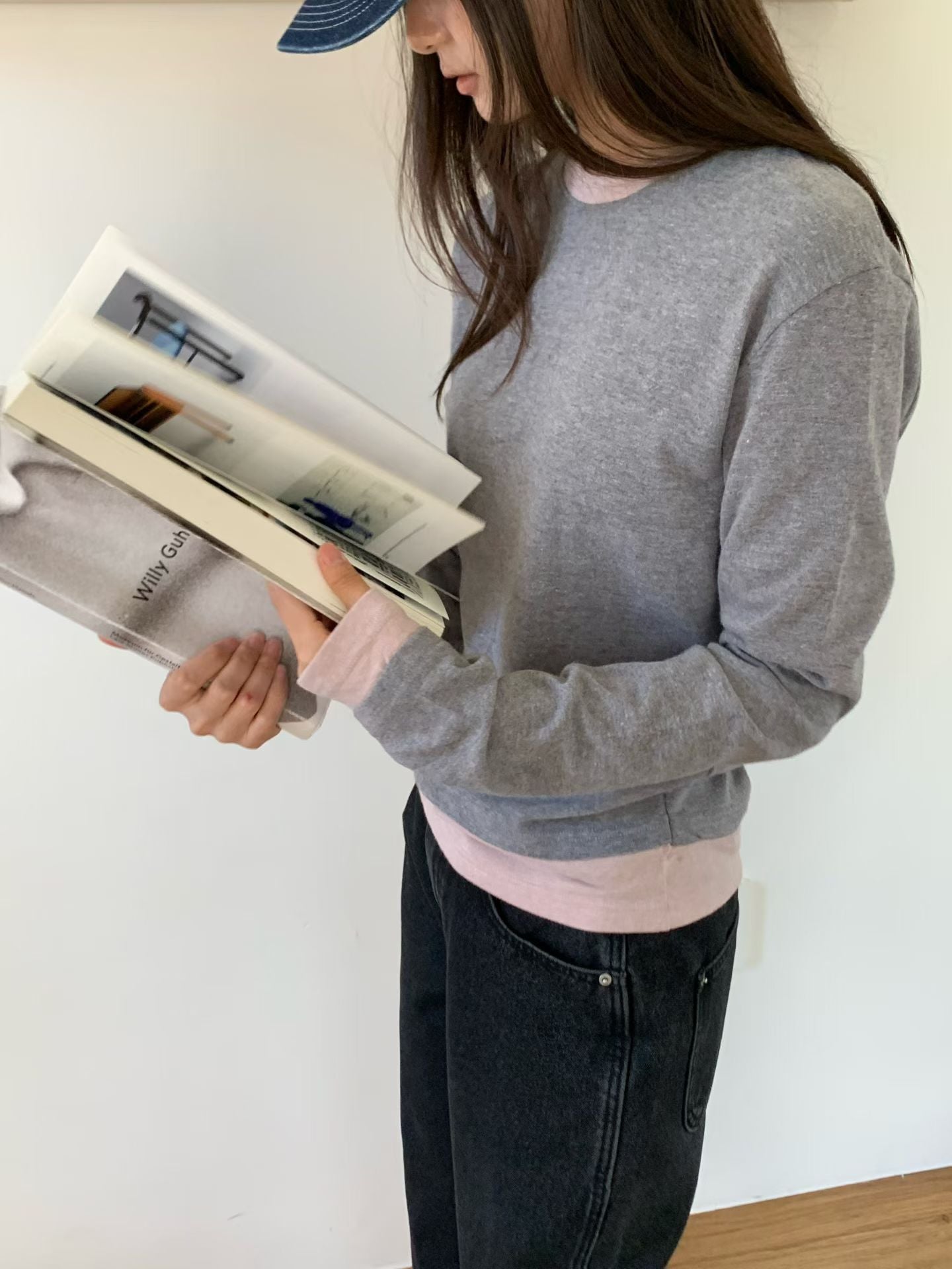 ✨【25FW Contrast Edge Long Sleeve Tee · 撞色長袖Tee】✨