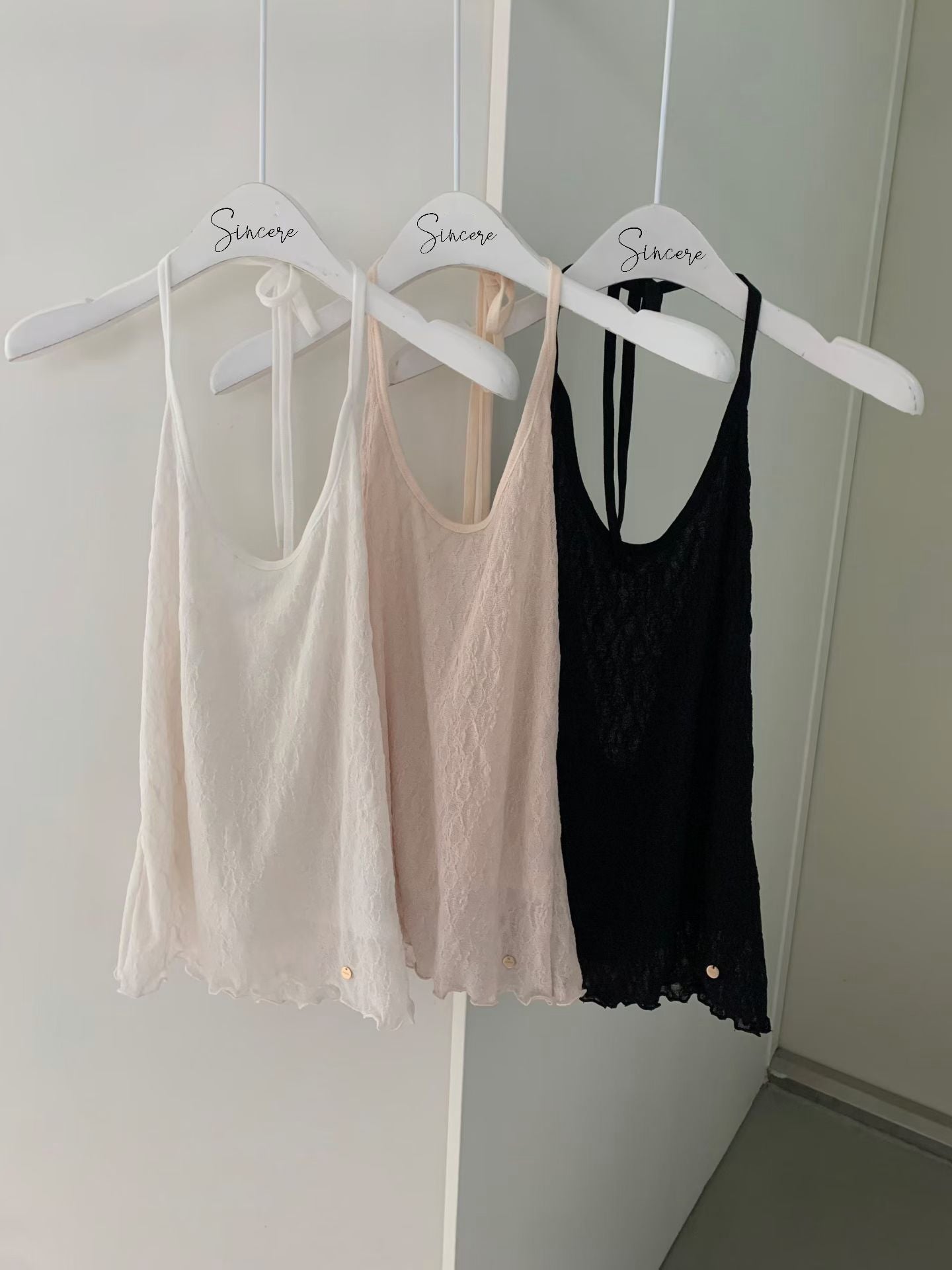 Sheer Lace Layering Tank