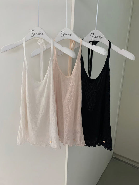 Sheer Lace Layering Tank