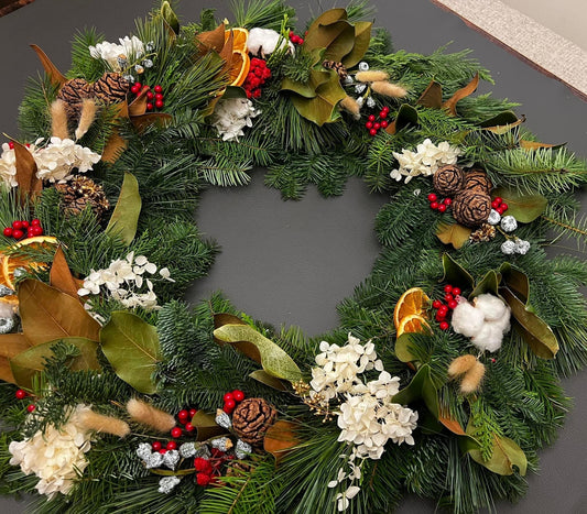 Christmas Wreath 1+1 Workshop