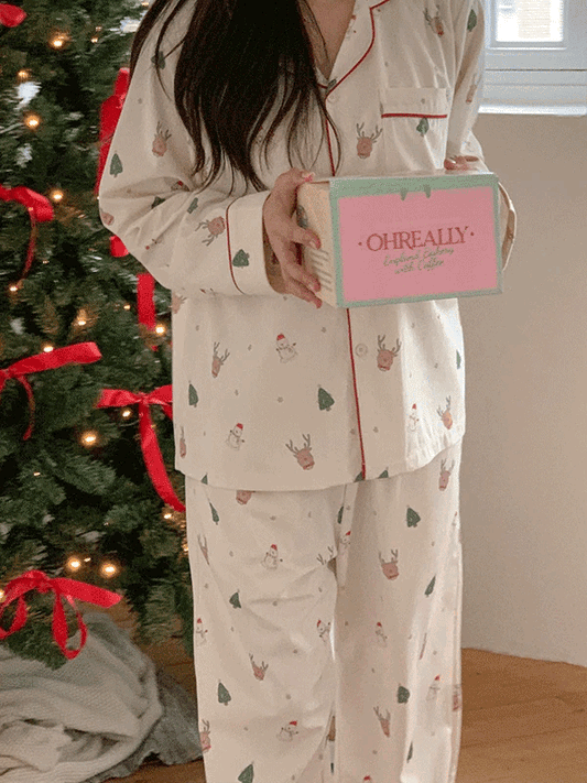 "D001" J'eu Merry Claus 睡衣套裝