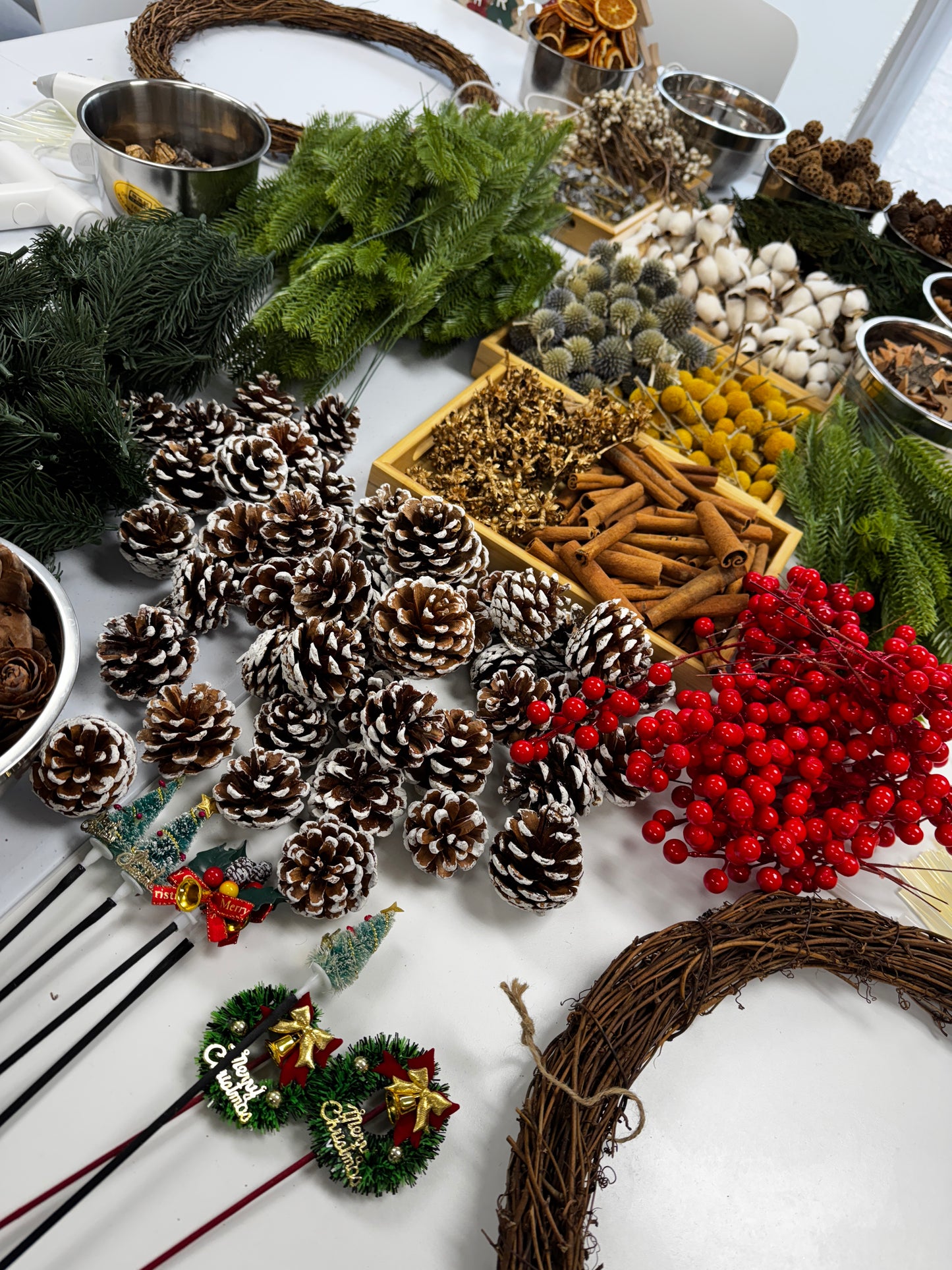 Christmas Wreath 1+1 Workshop