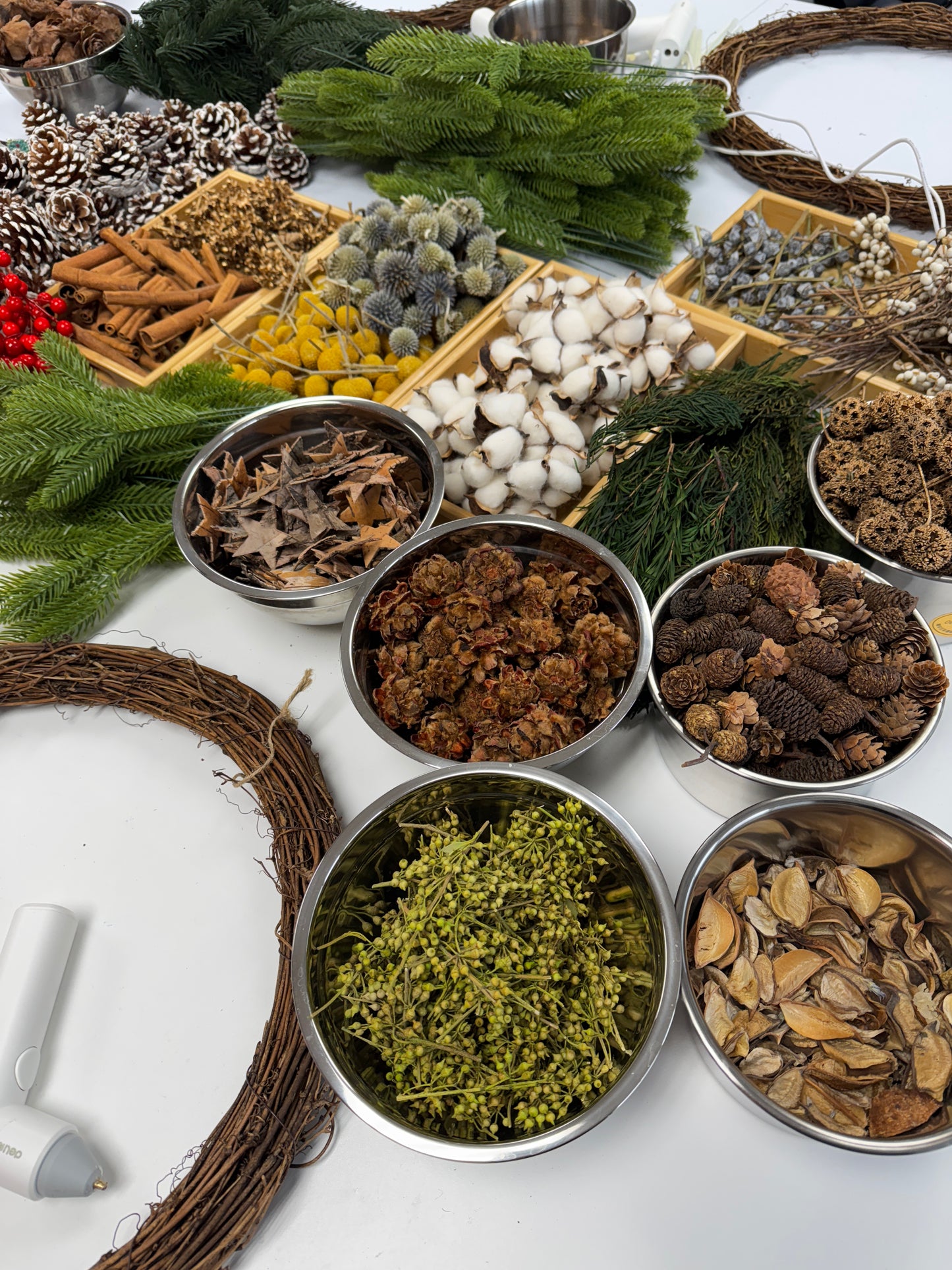 Christmas Wreath 1+1 Workshop