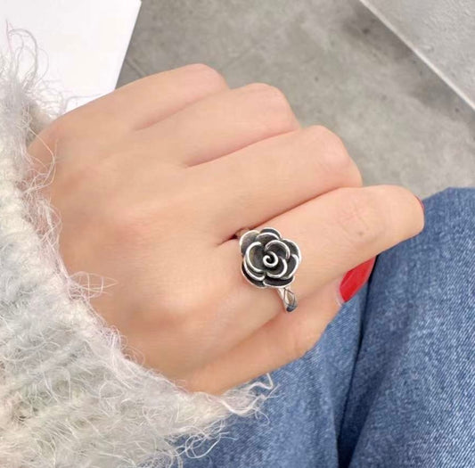 ・┆✦ʚ Korea Silver 925 Collection ɞ✦ ┆Rose vintage ring