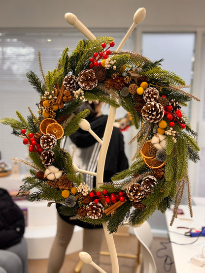 Christmas Wreath half day workshop * Available in November