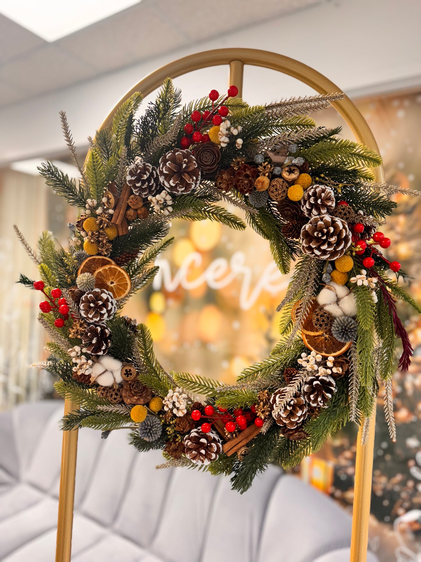 Christmas Wreath half day workshop * Available in November