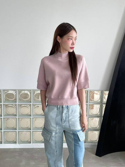 Chic Soft Cropped Tee 柔感時尚短版上衣